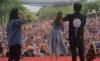 Konser musik Tri Suaka bersama Nabila Maharani dan Zinidin Zidan dihadiri ribuan orang. (Foto: MNC Media)