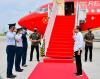 Presiden Joko Widodo bertolak menuju Provinsi Sulawesi Tengah dalam rangka kunjungan kerja, pada Kamis, (24/2/2022). (Foto: MNC Media)