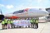 Bawa 271 Penumpang dari Melbourne, Jetstar Airways Mendarat Perdana di Bali  (Dok.Angkasa Pura)