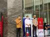 Hary Tanoesoedibjo telah melepas tim liputan arus mudik dan arus balik Lebaran 2022 di kawasan Lobby Gedung iNews Tower, Kebon Sirih, Jakarta Pusat.
