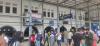 H-8 Lebaran, Stasiun Pasar Senen Mulai Ramai Dipadati Pemudik (Dok.MNC)