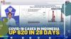 Covid-19 Cases in Indonesia up 620 in 28 Days.(SUMBER : IDX CHANNEL)