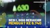 Sesi I, IHSG Berakhir Menguat ke 6.740,(SUMBER: IDX CHANNEL)