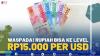 Waspada! Rupiah Bisa ke Level Rp15.000 Per USD.(SUMBER : IDX CHANNEL)
