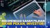 Rekomendasi Saham Pilihan Akhir Pekan, Investor!.(SUMBER : IDX CHANNEL)