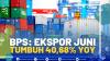BPS: Ekspor Juni Tumbuh 40,68% YOY.(SUMBER : IDX CHANNEL)