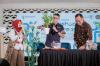 Sandiaga Salahuddin Uno mendorong Kota Cilegon yang dikenal sebagai kota industri dapat memaksimalkan potensi ekonomi kreatif.