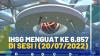 IHSG Menguat ke 6.857, di Sesi I (20/07/2022).(SUMBER : IDX CHANNEL)