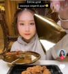 Menu Kuliner Sisca Kohl, Mukbang Emas yang Bikin Kantong Netizen Menjerit. (Foto: TikTok/ Sisca Kohl)