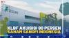 KLBF Akuisisi 80 Persen Saham Sanofi Indonesia,(SUMBER: IDX CHANNEL)