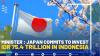 Minister: Japan Commits to Invest IDR 75.4 Trillion in Indonesia.(SUMBER : IDX CHANNEL)