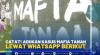 Catat! Adukan Kasus Mafia Tanah Lewat Whatsapp Berikut,(SUMBER: IDX CHANNEL)