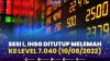 Sesi I, IHSG Ditutup Melemah ke Level 7.040 (10/08/2022),(Sumber: IDX CHANNEL)