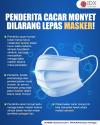 Bisa Tertular Lewat Udara, Penderita Cacar Monyet Dilarang Lepas Masker!