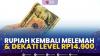 Rupiah Kembali Melemah & Dekati Level Rp14.900.(SUMBER : IDX CHANNEL)