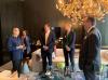 Hary Tanoesoedibjo Berdiskusi dengan Executive Boeing saat Simposium Keselamatan Regional  (FOTO:MNC Media)