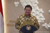 Menko Airlangga Pamer Keberhasilan RI Tangani Pandemi Covid di Singapura (FOTO: MNC Media)