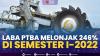 Laba PTBA Melonjak 246% di Semester I-2022.(SUMBER : IDX CHANNEL)