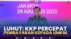 Luhut: KKP Percepat Pembayaran Kepada UMKM.(SUMBER : IDX CHANNEL)