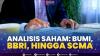 Analisis Saham: BUMI, BBRI, Hingga SCMA