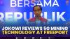 Jokowi Reviews 5G Mining Technology at Freeport,(Sumber: IDX CHANNEL)