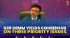 G20 Demm Yields Consensus on Three Priority Issues.(SUMBER : IDX CHANNEL)