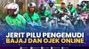 Jerit Pilu Pengemudi Bajaj dan Ojek Online.(SUMBER : IDX CHANNEL)