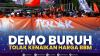 Demo Buruh Tolak Kenaikan Harga BBM.(SUMBER : IDX CHANNEL)