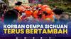 Korban Gempa Sichuan Terus Bertambah,(Sumber: IDX CHANNEL)