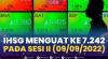 IHSG Menguat ke 7.242, Pada Sesi II (09/09/2022).(SUMBER : IDX CHANNEL)