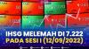 IHSG Melemah di 7.222, Pada Sesi I (12/09/2022).(SUMBER : IDX CHANNEL)