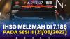 IHSG Melemah di 7.188, Pada Sesi II (21/09/2022). (SUMBER : IDX CHANNEL)