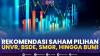 Rekomendasi Saham Pilihan: UNVR, BSDE, SMGR, Hingga BUMI. (SUMBER : IDX CHANNEL)