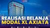 Realisasi Belanja Modal XL Axiata. (SUMBER : IDX CHANNEL)