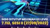 IHSG Ditutup Melemah ke Level 7.112, Sesi II (27/09/2022),(Sumber: IDX CHANNEL)