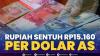 Rupiah Sentuh Rp15.160 per Dolar AS,(Sumber: IDX CHANNEL)