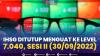 IHSG Ditutup Menguat ke Level 7.040, Sesi II (30/09/2022),(Sumber: IDX CHANNEL)