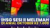 IHSG Sesi II Melemah di Awal Oktober ke 7.009. (SUMBER : IDX CHANNEL)