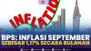 BPS: Inflasi September Sebesar 1,17% Secara Bulanan. (SUMBER : IDX CHANNEL)
