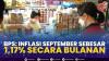 BPS: Inflasi September Sebesar 1,17% Secara Bulanan,(Sumber: IDX CHANNEL)