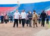 Jokowi meninjau kondisi Stadion Kanjuruhan pascatragedi sepakbola yang terjadi pada Sabtu lalu (1/10) guna mengetahui peristiwa yang terjadi saat itu.