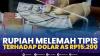 Rupiah Melemah Tipis Terhadap Dolar AS Rp15.200. (SUMBER : IDX CHANNEL)