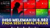 IHSG Melemah di 6.982, Pada Sesi I Awal Pekan. (SUMBER : IDX CHANNEL)