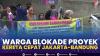 Warga Blokade Proyek Kereta Cepat Jakarta-Bandung. (SUMBER : IDX CHANNEL)