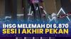 IHSG Melemah di 6.870, Sesi I Akhir Pekan. (Sumber : IDXChannel)