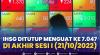 IHSG Ditutup Menguat ke 7.047, di Akhir Sesi I (21/10/2022),(Sumber: IDX CHANNEL)