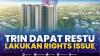 TRIN Dapat Restu Lakukan Rights Issue,(Sumber: IDX CHANNEL)
