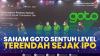 Saham GOTO Sentuh Level Terendah Sejak IPO,(Sumber: IDX CHANNEL)