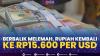 Berbalik Melemah, Rupiah Kembali ke Rp15.600 per USD,(Sumber: IDX CHANNEL)