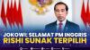 Jokowi: Selamat PM Inggris Rishi Sunak Terpilih. (Sumber : IDXChannel)